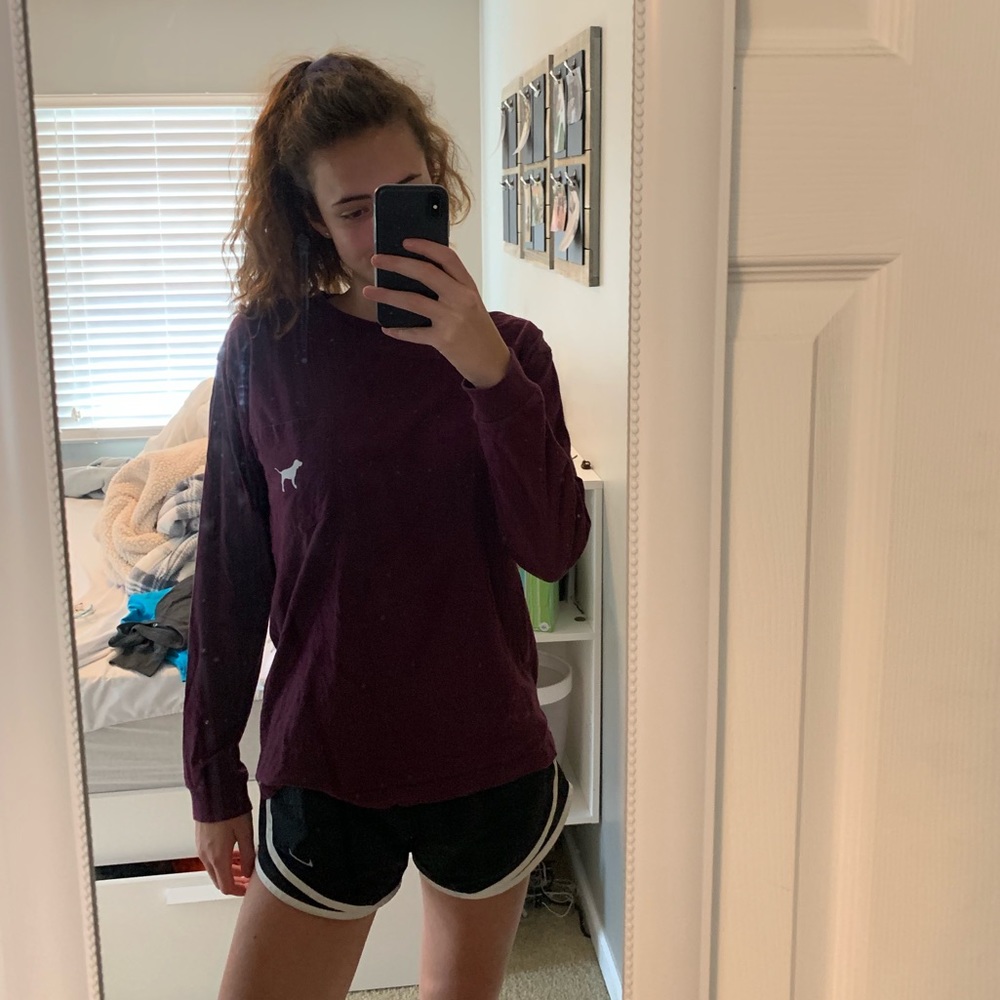 vs pink long sleeve